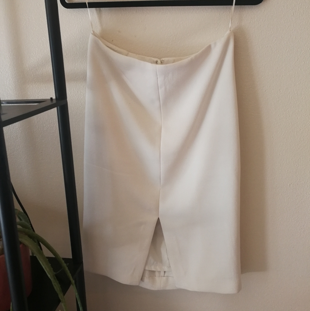 Mango Suit white skirt